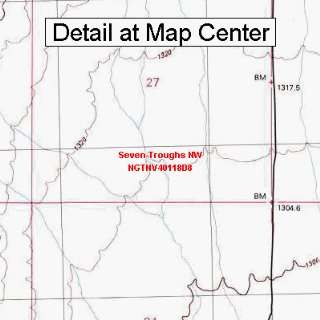   Map   Seven Troughs NW, Nevada (Folded/Waterproof)