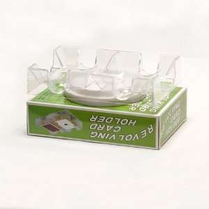  Clear Revolving Card Tray Toys & Games