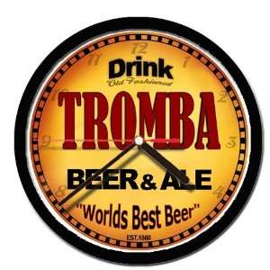  TROMBA beer and ale cerveza wall clock 