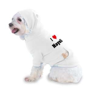  I Love/Heart Nayeli Hooded (Hoody) T Shirt with pocket for 