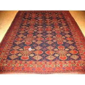 6x9 Hand Knotted Baluch Afganistan Rug   610x90