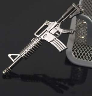 Miniature Military Gun Weapon Model M4A1 Assault Rifle Key Chain Ring