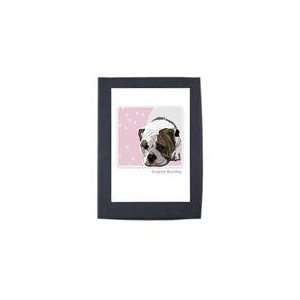  Paper Russells Grrreen Boxed 6 Note Cards   Bulldog Head 