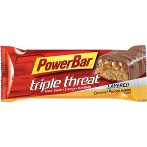  PowerBar Triple Threat Caramel Peanut Fusion, Box of 15 