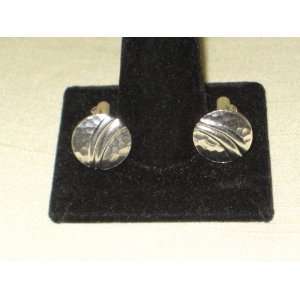  Vintage Swank Round Silver Tone Cuff Links Everything 