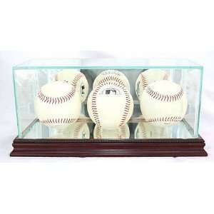  Engraved Triple Baseball Display Case