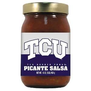   Christian Horned Frogs NCAA Picante Salsa   16oz