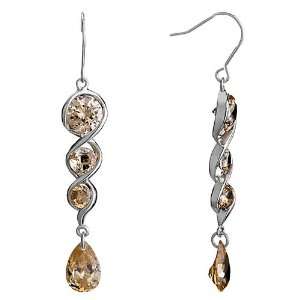  Mothers Day Gifts Spiral Crystal Dangle White Drop 