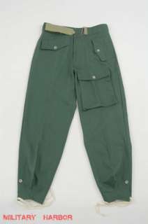 WWII German Heer panzer summer HBT reed green trousers W32  