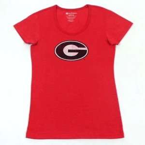  Georgia Bulldogs UGA Womens Graphic Tee Shirt