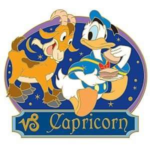  Disney Pin Jumbo Horoscope Series Capricorn Donald Duck 