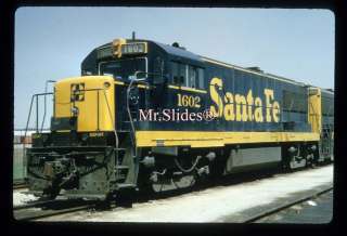 Duplicate Slide ATSF Santa Fe U25B 1602  