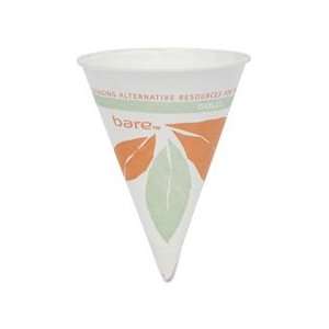  Solo Cup 4oz Bare Paper Dry Wax Paper Cone Cup Office 