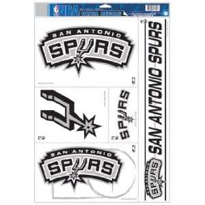 San Antonio Spurs Static Cling Decal Sheet  Sports 