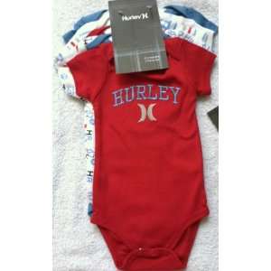   Baby Infant Onesie Romper 5 piece Set Red White Blue 3 6 Months Baby