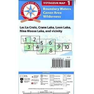  Voyageur Map Number One For the BWCA