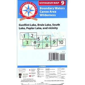  Voyageur Map Number Nine For the BWCA