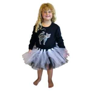   Sparkly Sequin Kitty Halloween Tutu Girls Clothing Set Toys & Games
