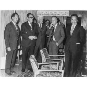  Allon,Kissinger,Keating,Rabin,Peres,Jerusalem,Nov 1974 