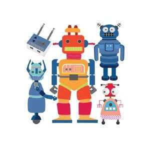  Robots Dimensional Stickers