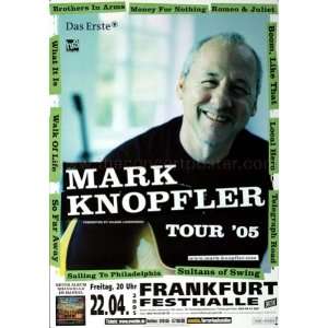  Mark Knopfler The Trawlerman 2005   CONCERT POSTER from 