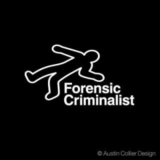 FORENSIC CRIMINALIST Vinyl Decal Car Sticker   Police  