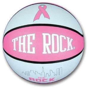   Fight Against Cancer Pink Rubber Ball Womens Basketball Sports