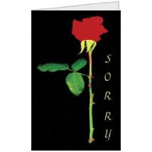 Sorry Forgive Love You Spouse Wife Husband Sweetie Red Rose Greeting 