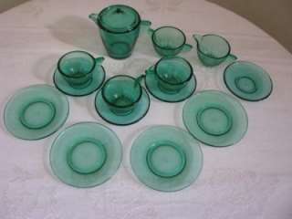  Agate Childs Play Tea Set 15 pc. missing one cup Ultra Marine?  