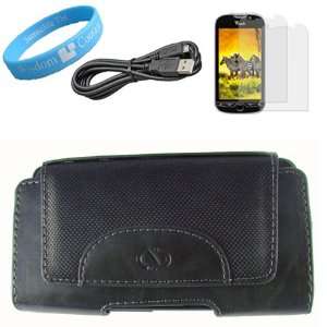  Black Marquee Fixed Belt Clip Case for HTC My Touch 4G 