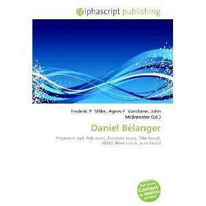  Daniel Bélanger (9786133969728) Books