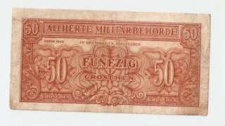 Austria 50 Groschen 1944 aVF AMA Banknote P 102b  
