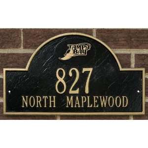  Tampa Bay Rays Black and Gold Personalized Address Plaque 