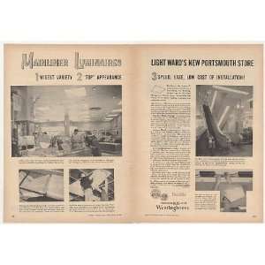  1957 Wards Store Portsmouth OH Westinghouse Double Page 