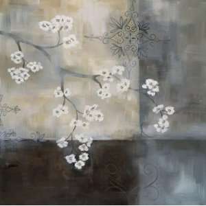  Laurie Maitland 18W by 18H  Spa Blossoms II CANVAS 
