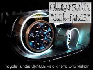 07 10 Toyota Sequoia Headlight hid HALO Kit Demon Eyes  