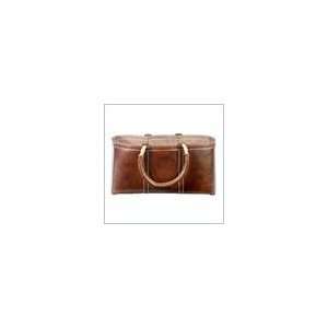  Adirondack Leather Log Bag (Brown) (12H x 23.5L x 13W 