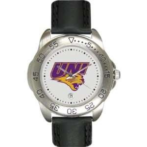 Northern Iowa Panthers Suntime Sport Leather Mens NCAA Watch