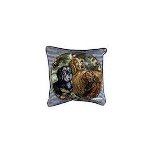 Dachshund Dog Animal Decorative Throw Pillow 17 x 17 
