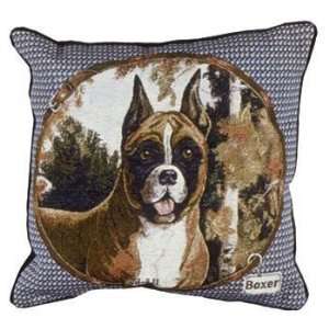  Boxer Dog Animal Decorative Throw Pillow 17 x 17