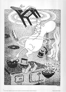 Moomin Poster Flooded Kitchen Tove Jansson 50 x 70 cm  