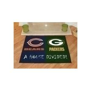   Rivalry Rug Chicago Bears   Green Bay Packers