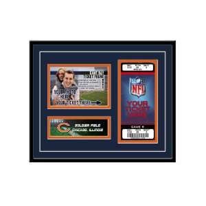  NFL Game Day Ticket Frame   Chicago Bears Sports 