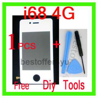 White original Touch Screen for CELL PHONE(i68 4G)  