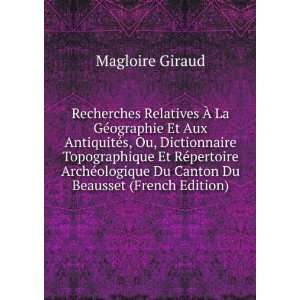   Du Canton Du Beausset (French Edition) Magloire Giraud Books