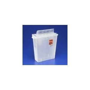   Sharps Container 3 Gallon In Room Red With Clear Top   Model 85221r