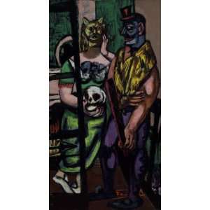  FRAMED oil paintings   Max Beckmann   24 x 46 inches 