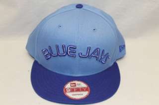 TORONTO BLUE JAYS NEW ERA NCAA SNAPBACK HAT CAP REVERSE BABY BLUE/BLUE 