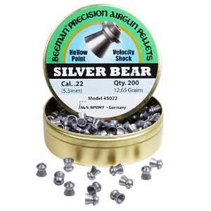  Beeman Silver Bear .22 Cal, 12.65 Grains, Hollowpoint 