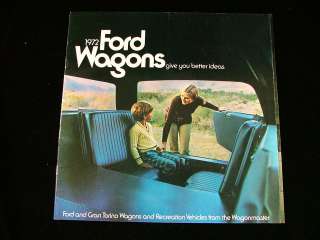 1972 Ford Gran Torino Wagons Wagonmaster Brochure  